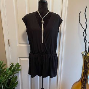 BCBG Black Romper